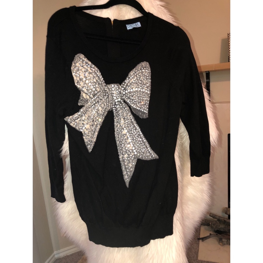 Cynthia Rowley black sweater